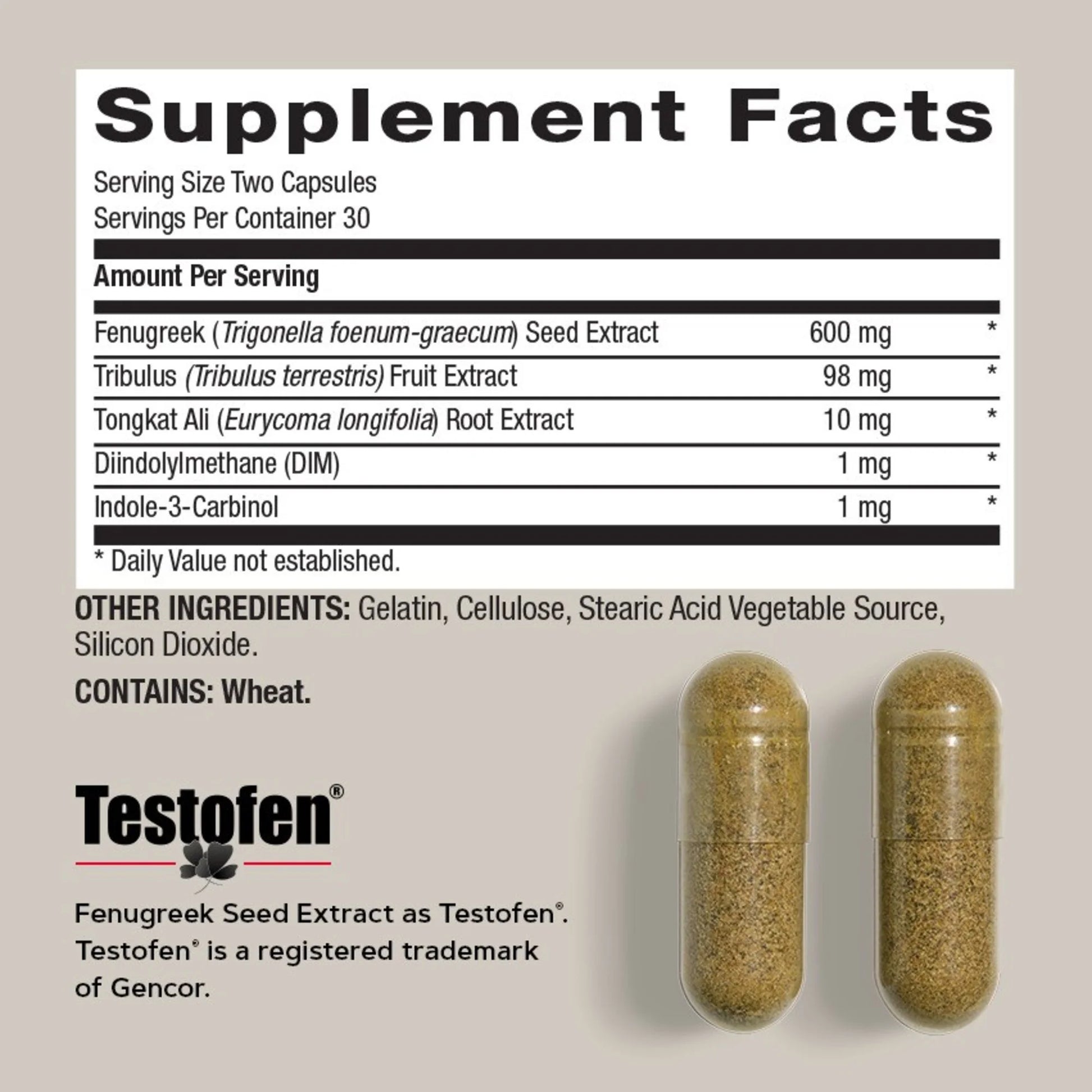 Mega Men Advanced Testosterone, Hormone Support, 60 Ct, Capsule Form, 30 Day-Supply