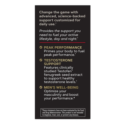 Mega Men Advanced Testosterone, Hormone Support, 60 Ct, Capsule Form, 30 Day-Supply