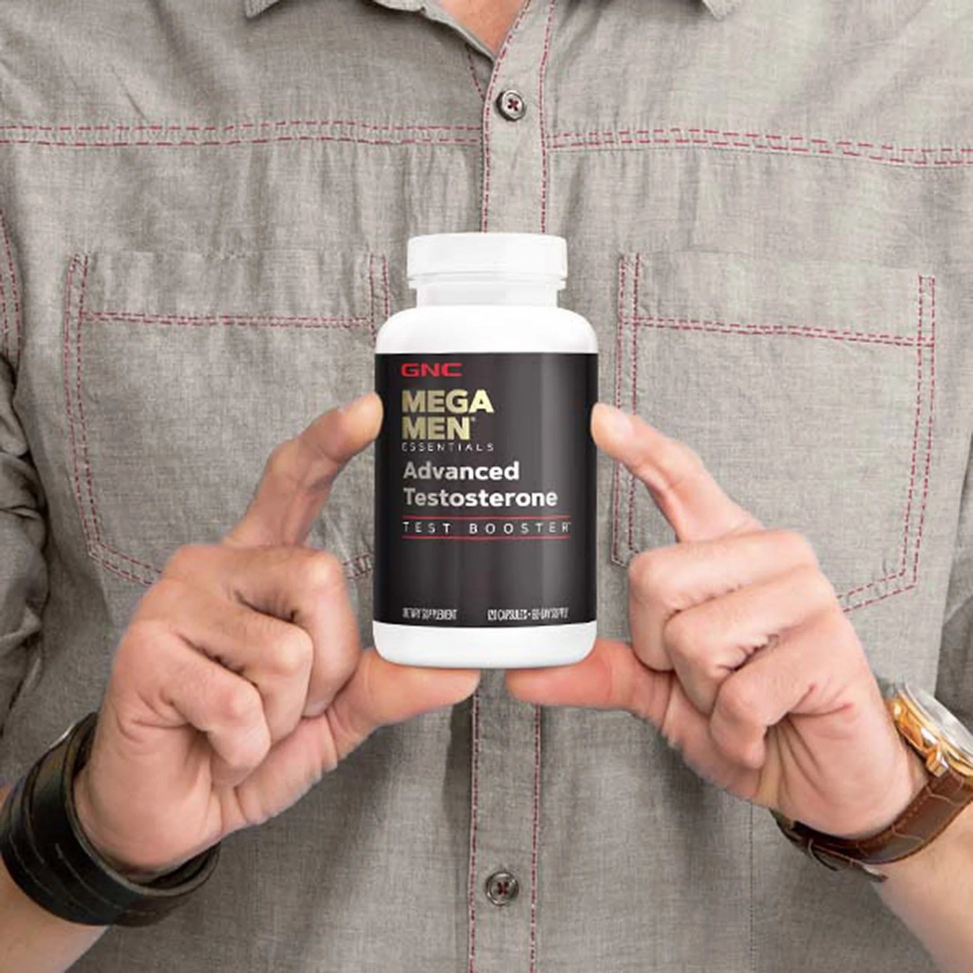 Mega Men Advanced Testosterone, Hormone Support, 60 Ct, Capsule Form, 30 Day-Supply