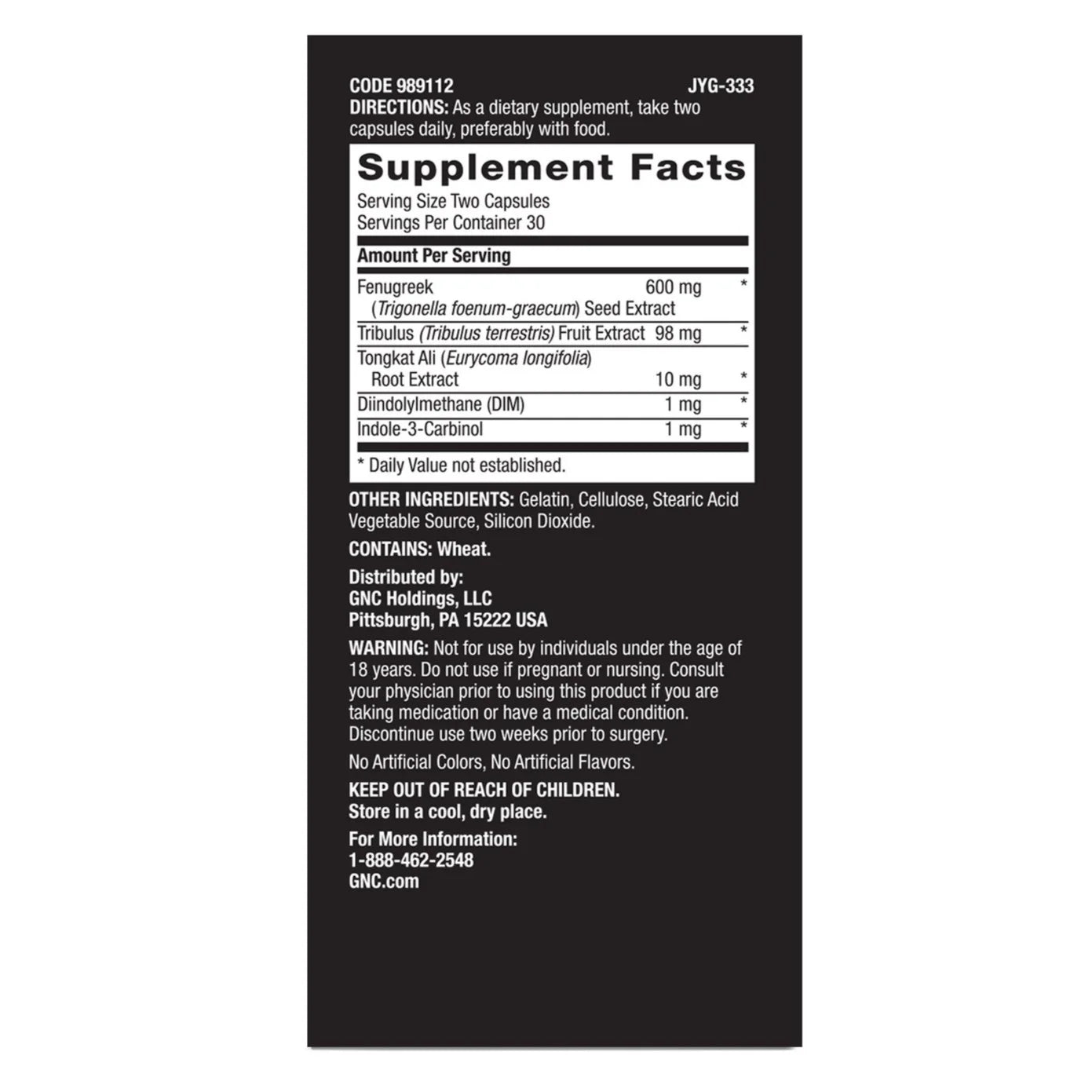 Mega Men Advanced Testosterone, Hormone Support, 60 Ct, Capsule Form, 30 Day-Supply