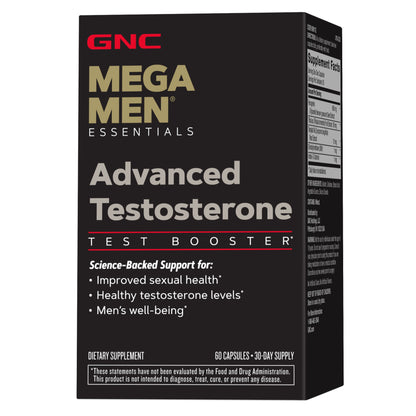 Mega Men Advanced Testosterone, Hormone Support, 60 Ct, Capsule Form, 30 Day-Supply
