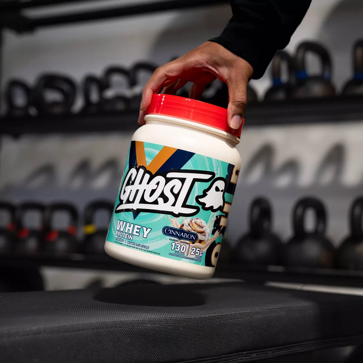 GHOST Whey Protein Powder - Cinnabon - 15 Servings